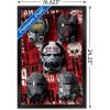 imageTrends International Star Wars The Bad BatchHelmets Wall Poster with Magnetic Frame 22375quot x 34quot Premium Print and Beechwood Hanger BundleBlack Framed Version