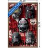 imageTrends International Star Wars The Bad BatchHelmets Wall Poster with Magnetic Frame 22375quot x 34quot Premium Print and Beechwood Hanger BundleBronze Framed Version