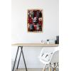 imageTrends International Star Wars The Bad BatchHelmets Wall Poster with Magnetic Frame 22375quot x 34quot Premium Print and Beechwood Hanger BundleGold Framed Version