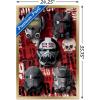 imageTrends International Star Wars The Bad BatchHelmets Wall Poster with Magnetic Frame 22375quot x 34quot Premium Print and Beechwood Hanger BundleGold Framed Version