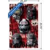 imageTrends International Star Wars The Bad BatchHelmets Wall Poster with Magnetic Frame 22375quot x 34quot Premium Print and Beechwood Hanger BundleWhite Framed Version