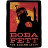 imageJay Franco Star Wars The Bad Batch Blanket  Measures 62 x 90 inches  Fade Resistant Super Soft Fleece Bedding Official Star Wars ProductBlack  Boba Fett
