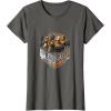 imageStar Wars The Bad Batch Group Shot Orange Logo TShirtAsphalt Grey