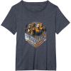 imageStar Wars The Bad Batch Group Shot Orange Logo TShirtHeather Blue