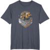 imageStar Wars The Bad Batch Group Shot Orange Logo TShirtHeather Blue