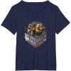 imageStar Wars The Bad Batch Group Shot Orange Logo TShirtNavy Blue
