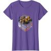imageStar Wars The Bad Batch Group Shot Orange Logo TShirtPurple Heather