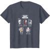 imageStar Wars The Bad Batch Helmets TShirtHeather Blue
