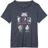 imageStar Wars The Bad Batch Helmets TShirtHeather Blue