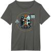 imageStar Wars The Bad Batch Season 2 Hunter Helmet Elite TShirtAsphalt Grey