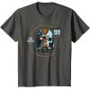 imageStar Wars The Bad Batch Season 2 Hunter Helmet Elite TShirtAsphalt Grey