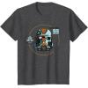 imageStar Wars The Bad Batch Season 2 Hunter Helmet Elite TShirtDark Heather Grey