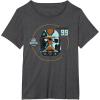 imageStar Wars The Bad Batch Season 2 Hunter Helmet Elite TShirtDark Heather Grey