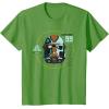 imageStar Wars The Bad Batch Season 2 Hunter Helmet Elite TShirtGrass Green