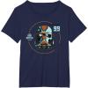 imageStar Wars The Bad Batch Season 2 Hunter Helmet Elite TShirtNavy Blue