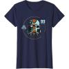 imageStar Wars The Bad Batch Season 2 Hunter Helmet Elite TShirtNavy Blue