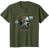 imageStar Wars The Bad Batch Season 2 Hunter Helmet Elite TShirtOlive Green