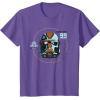imageStar Wars The Bad Batch Season 2 Hunter Helmet Elite TShirtPurple Heather