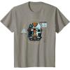 imageStar Wars The Bad Batch Season 2 Hunter Helmet Elite TShirtSlate Grey