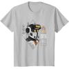 imageStar Wars The Bad Batch Tech Different by Design TShirtSilver Grey