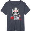 imageStar Wars The Bad Batch Wrecker 99 Clone Troopers TShirtHeather Blue