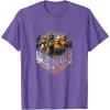 imageStar Wars The Bad Batch Group Shot Orange Logo TShirtPurple Heather