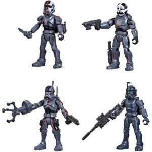 imageSTAR WARS Mission Fleet Clone Commando Clash 25InchScale Action Figure 4Pack with Multiple Accessories Toys for Kids Ages 4 and Up