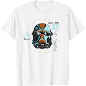 imageStar Wars The Bad Batch Season 2 Hunter Helmet Elite TShirtWhite