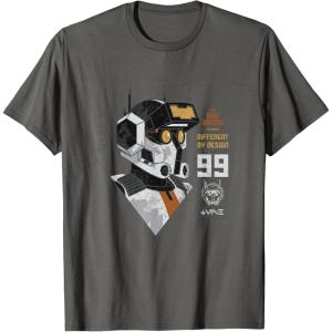 imageStar Wars The Bad Batch Tech Different by Design TShirtAsphalt Grey
