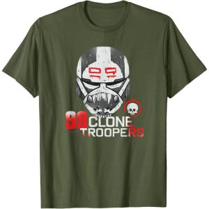 imageStar Wars The Bad Batch Wrecker 99 Clone Troopers TShirtOlive Green