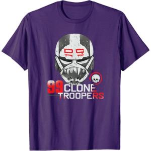 imageStar Wars The Bad Batch Wrecker 99 Clone Troopers TShirtPurple