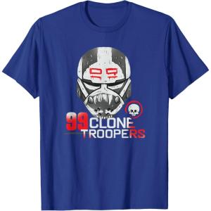 imageStar Wars The Bad Batch Wrecker 99 Clone Troopers TShirtRoyal Blue