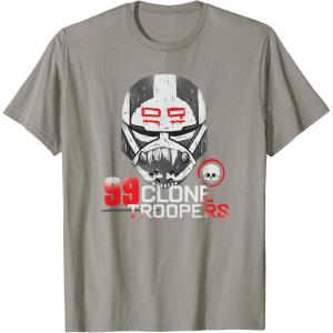 imageStar Wars The Bad Batch Wrecker 99 Clone Troopers TShirtSlate Grey