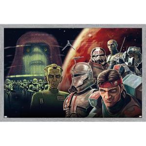 imageTrends International Star Wars The Bad Batch by Eddie Holly Wall Poster 34L x 224W Premium Unframed VersionGray Framed Version