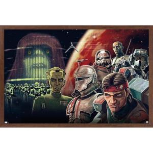 imageTrends International Star Wars The Bad Batch by Eddie Holly Wall Poster 34L x 224W Premium Unframed VersionMahogany Framed Version