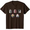 imageStar Wars The Bad Batch Clone Force 99 Helmets TShirtBrown