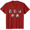 imageStar Wars The Bad Batch Clone Force 99 Helmets TShirtCranberry Red