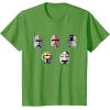 imageStar Wars The Bad Batch Clone Force 99 Helmets TShirtGrass Green