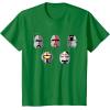 imageStar Wars The Bad Batch Clone Force 99 Helmets TShirtKelly Green