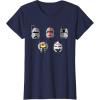imageStar Wars The Bad Batch Clone Force 99 Helmets TShirtNavy Blue