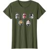 imageStar Wars The Bad Batch Clone Force 99 Helmets TShirtOlive Green