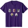 imageStar Wars The Bad Batch Clone Force 99 Helmets TShirtPurple