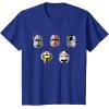 imageStar Wars The Bad Batch Clone Force 99 Helmets TShirtRoyal Blue