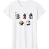 imageStar Wars The Bad Batch Clone Force 99 Helmets TShirtWhite
