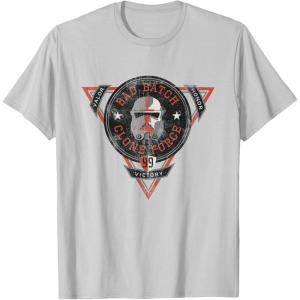 imageStar Wars The Bad Batch Clone Force Valor Victory Honor TShirtSilver Grey