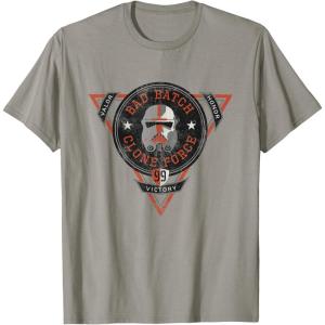 imageStar Wars The Bad Batch Clone Force Valor Victory Honor TShirtSlate Grey