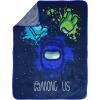 imageJay Franco Star Wars The Bad Batch Batch ampamp Co Throw Blanket  Measures 46 x 60 inches Kids Bedding  Fade Resistant Super Soft FleeceBlue  Among Us