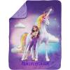 imageJay Franco Star Wars The Bad Batch Batch ampamp Co Throw Blanket  Measures 46 x 60 inches Kids Bedding  Fade Resistant Super Soft FleecePurple  Unicorn Academy