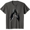 imageStar Wars ObiWan Kenobi Darth Vader Light and Dark TShirtAsphalt Grey
