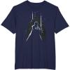 imageStar Wars ObiWan Kenobi Darth Vader Light and Dark TShirtNavy Blue